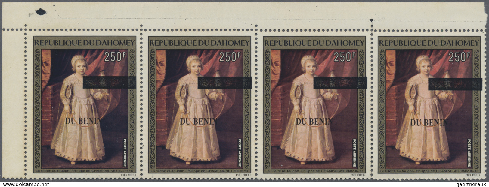 Benin: 2007/2008. Horizontal Strip Of 4 Of The Stamp '250F' (Dahomey #589 Showin - Bénin – Dahomey (1960-...)