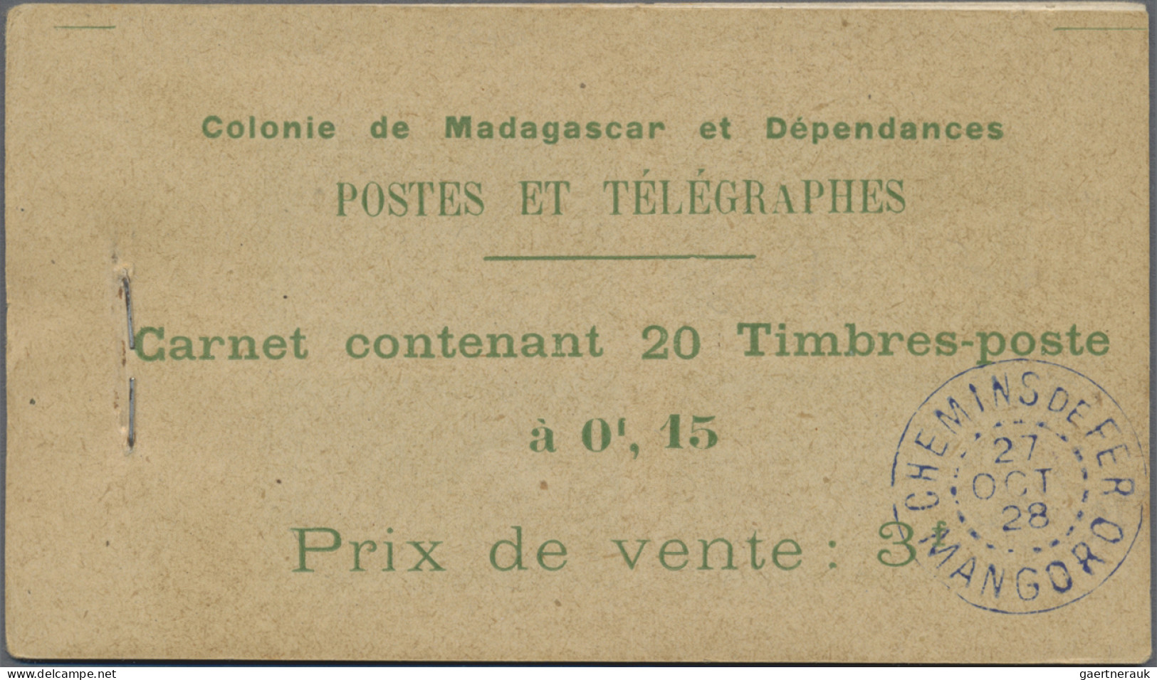 Madagascar: 1894, Lot Icluding Forerunner Pairs (one On Piece) Of France With Ma - Madagaskar (1960-...)