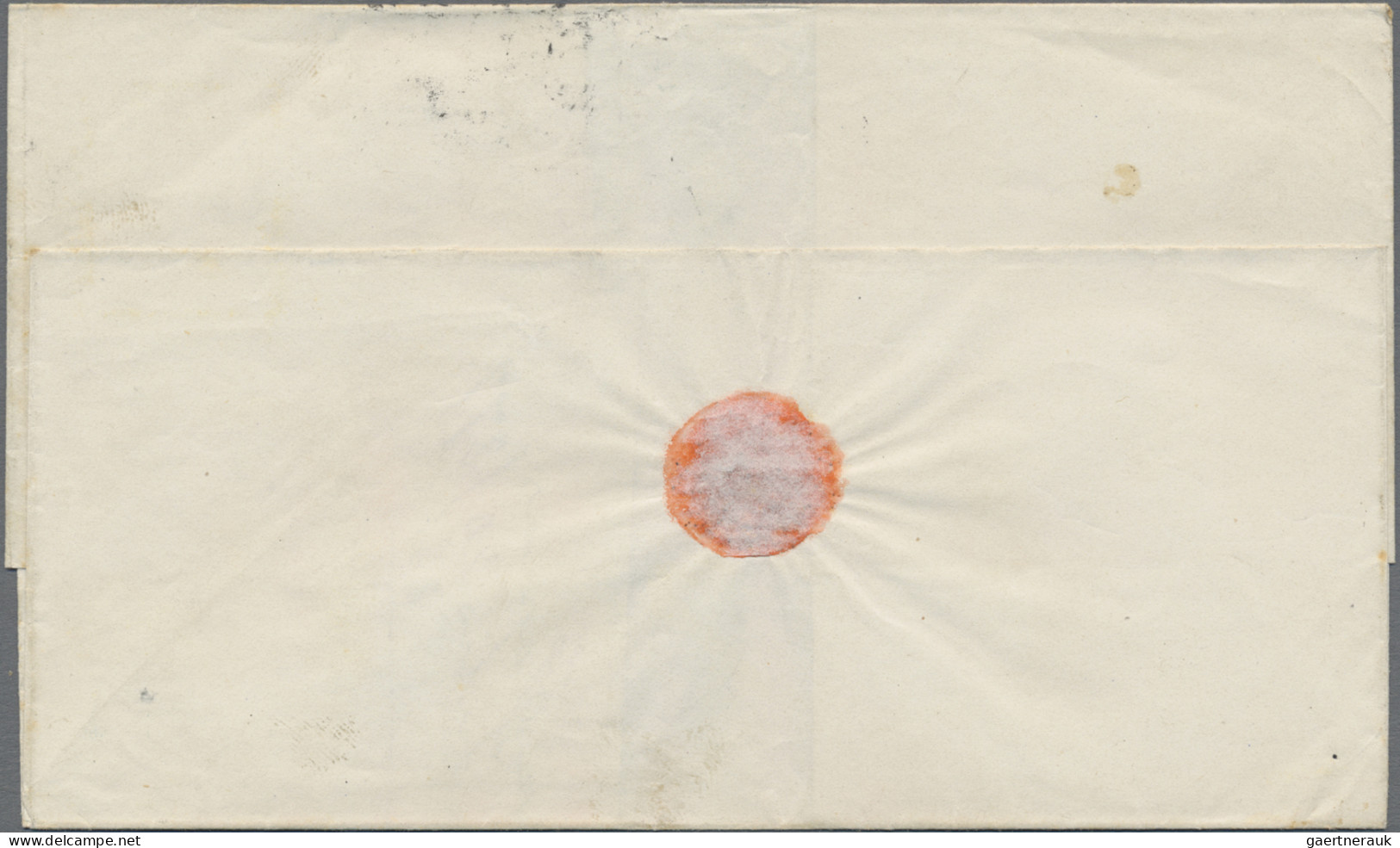 Mexico: 1877 Folded Cover From Mexico To Guadalajara Franked 1874 10c. And 25c. - Mexique