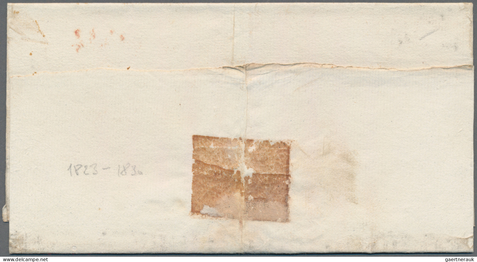 Peru - Pre Adhesives  / Stampless Covers: 1823/30, Four Folded Envelopes With Ve - Pérou