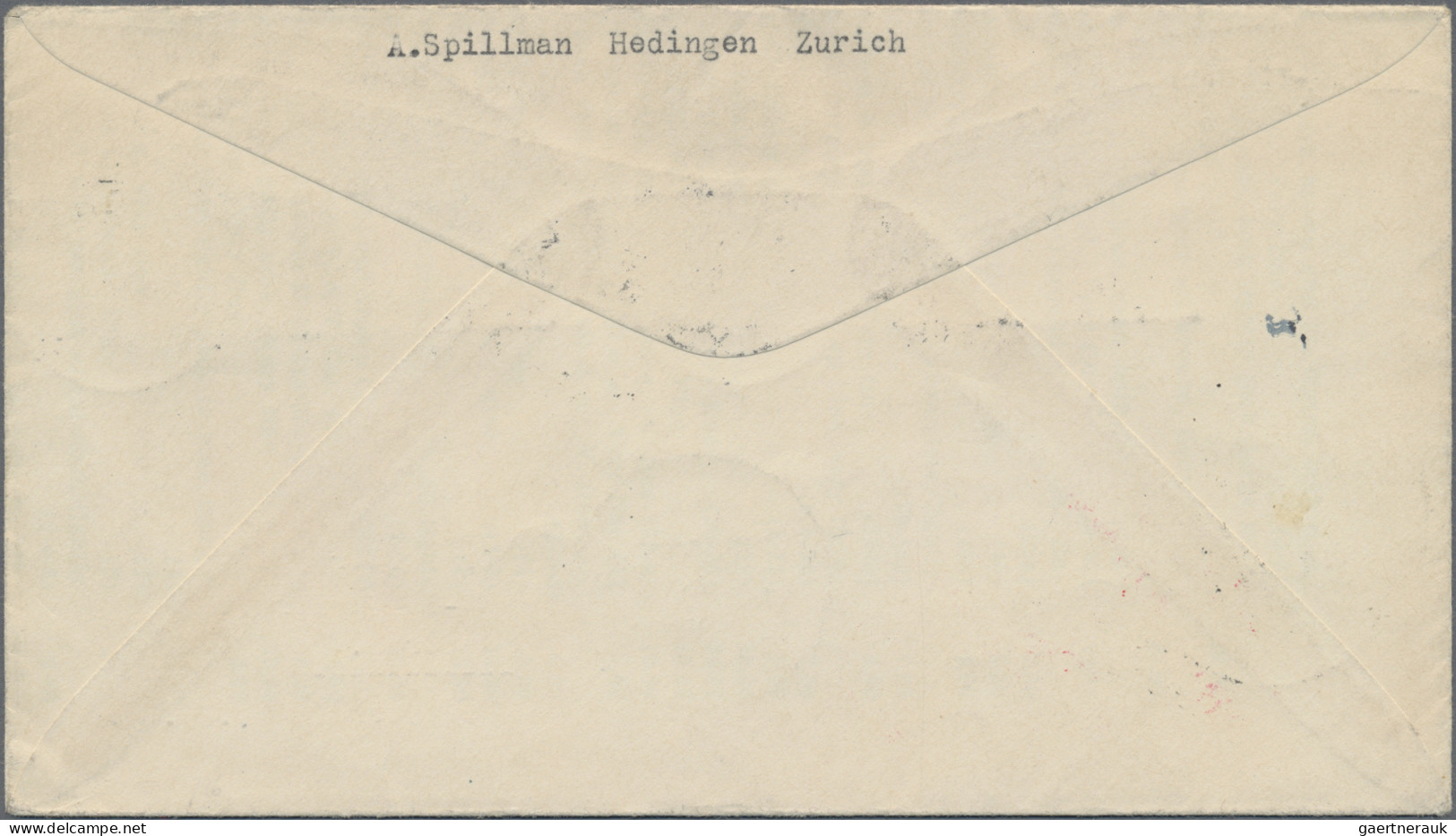 Zeppelin Mail - Germany: 1931, Polarfahrt, Zuleitung Liechtenstein, Zwei Briefe - Luft- Und Zeppelinpost