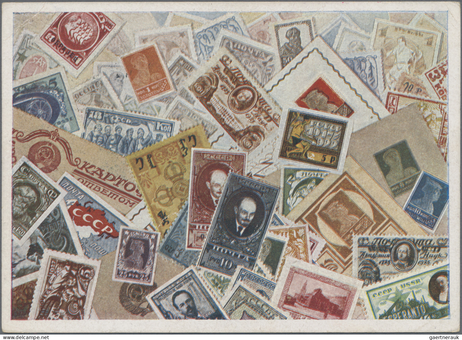 Zeppelin Mail - Germany: 1931, Polarfahrt, UdSSR-Post, Ungezähnter Satz (Mi.Nr.4 - Correo Aéreo & Zeppelin
