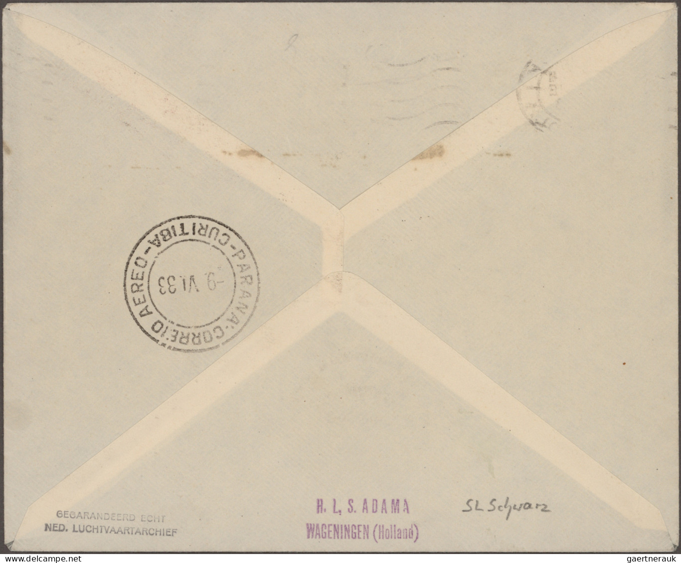 Zeppelin Mail - Europe: 1933, Großbritannien, 2. Südamerikafahrt: Vertragsstaate - Europe (Other)