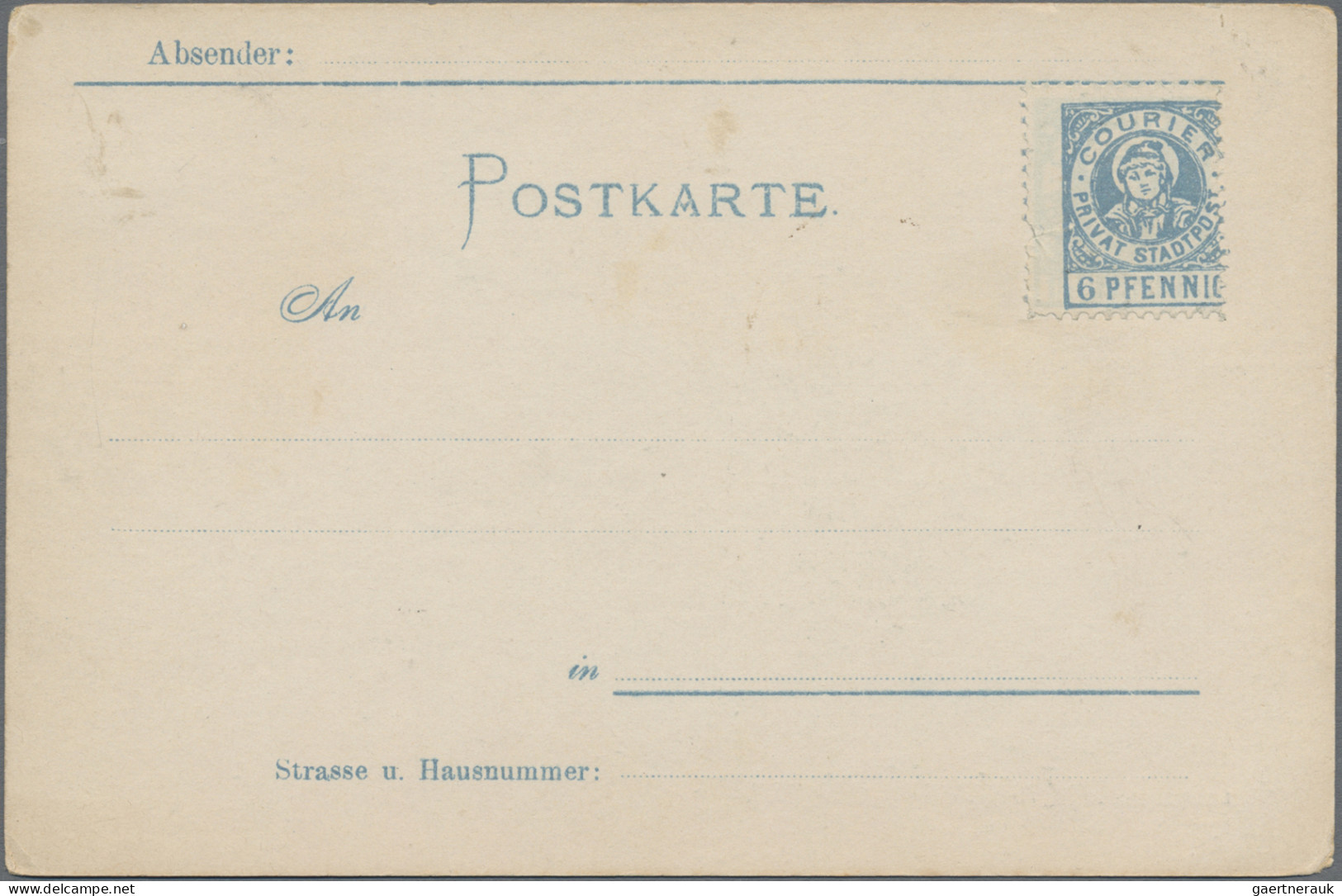 Thematics: Printing-literature: 1897, MÜNCHEN COURIER, Ungebr. Bildpostkarte Mit - Andere