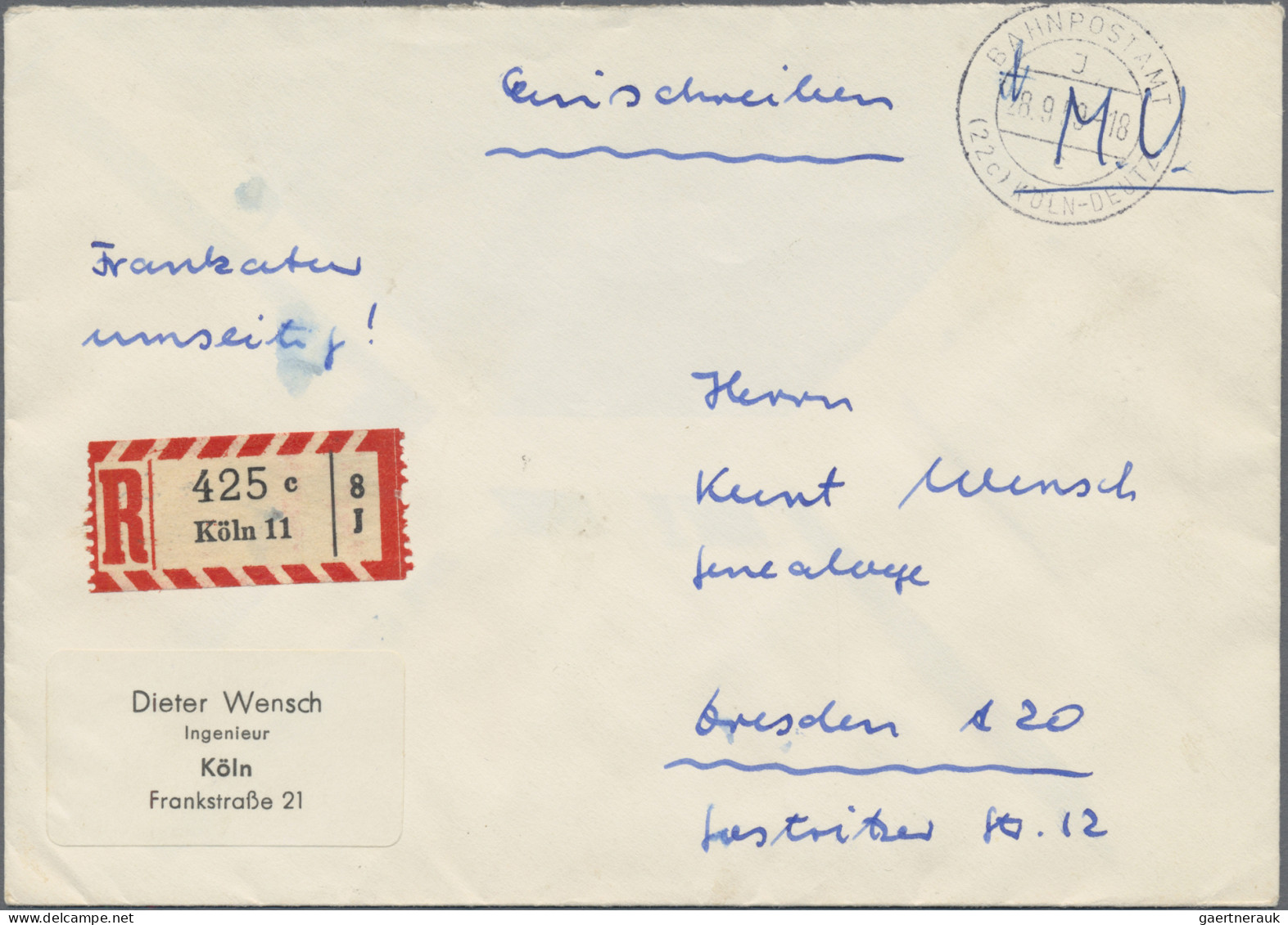 Thematics: Music-composers: 1959, Beethoven Souvenir Sheet Of West-Germany On Re - Muziek