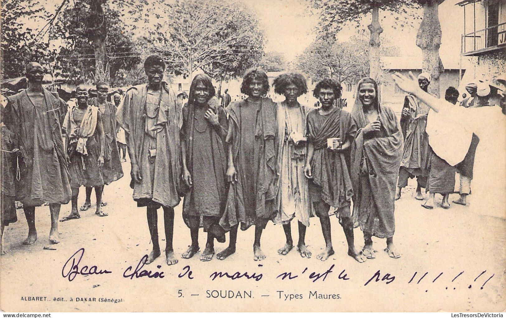 Soudan - Types Maures - Animé - Carte Postale Ancienne - Sudan