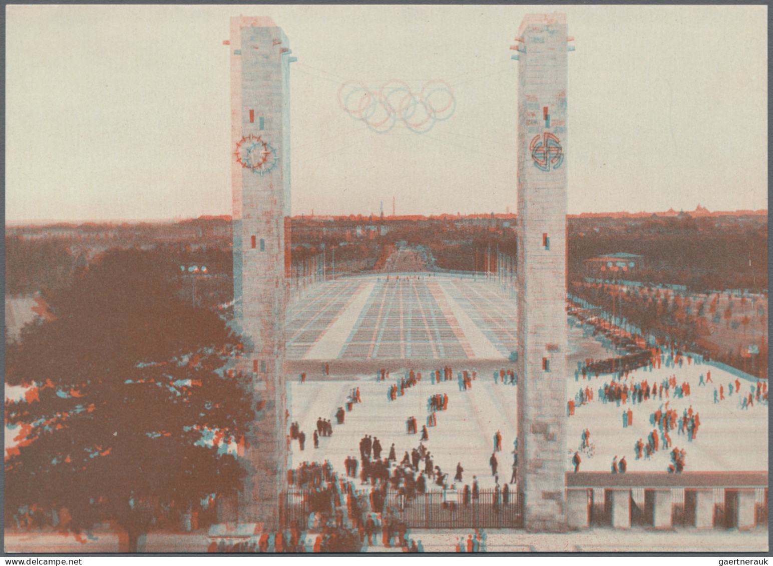 Thematics: Olympic Games: 1936. Berlin Olympics. Lot with 10 different plostoreo