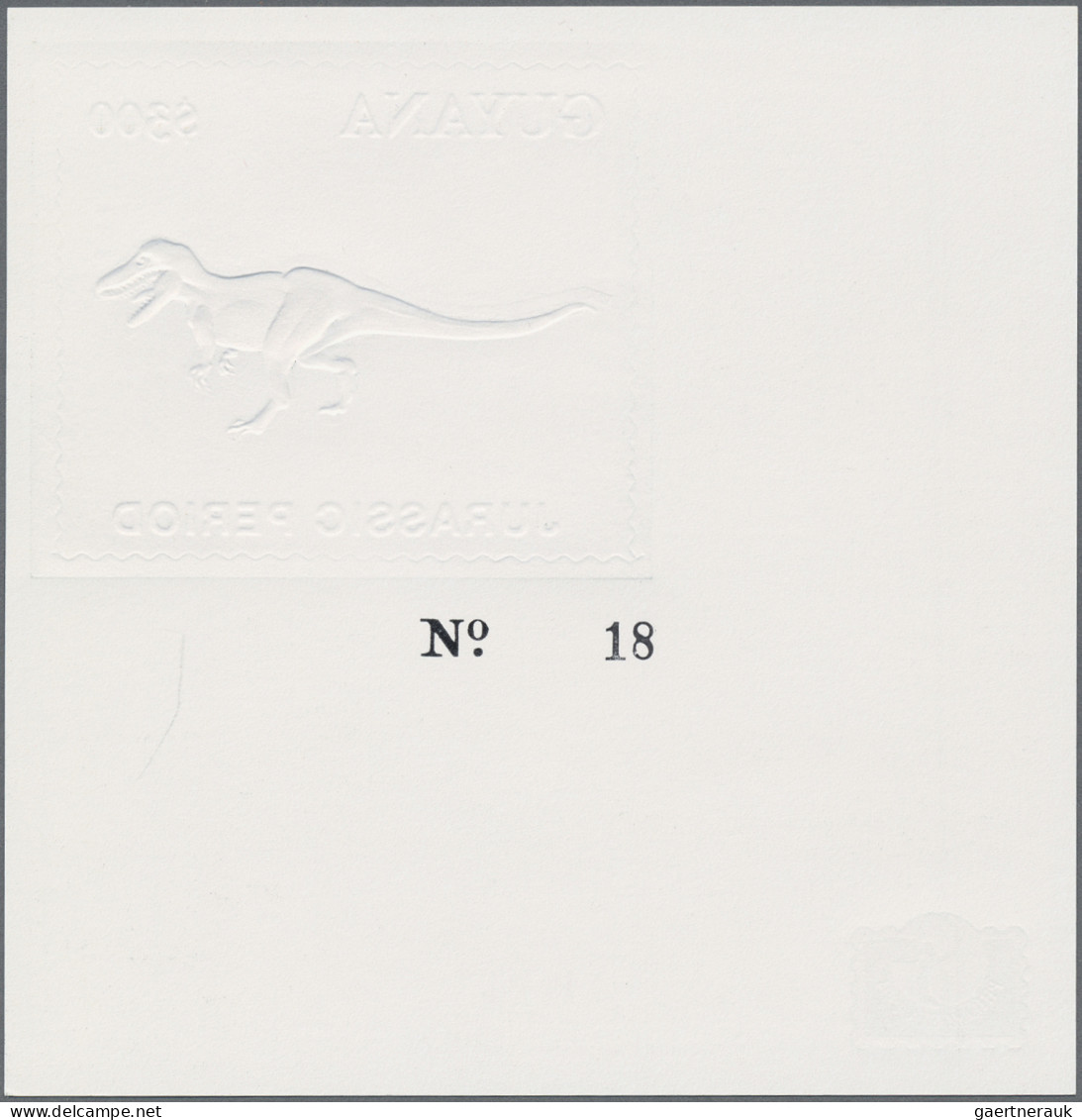 Thematics: animals-dinosaur: 1994, International Stamp Exhibition Philakorea '94