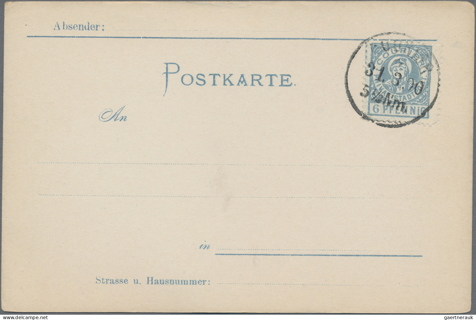 Thematics: Animals-foxes: 1897, MÜNCHEN COURIER, Ungebr. Bildpostkarte Mit Aufge - Andere