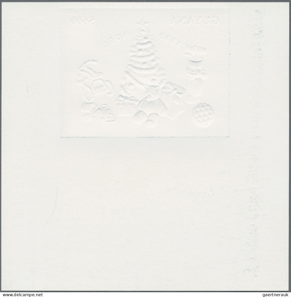Thematics: christmas: 1993, Christmas GOLD and SILVER miniature sheets set of ei