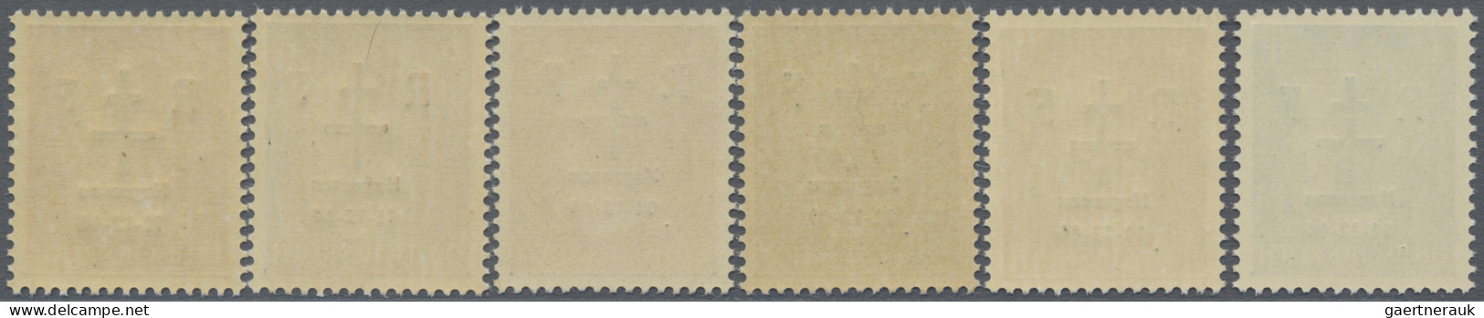 France - Locals: HAGENAU: 1944, "R F / Haguenau / 11-12-44", Overprints On 1pfg. - Other & Unclassified