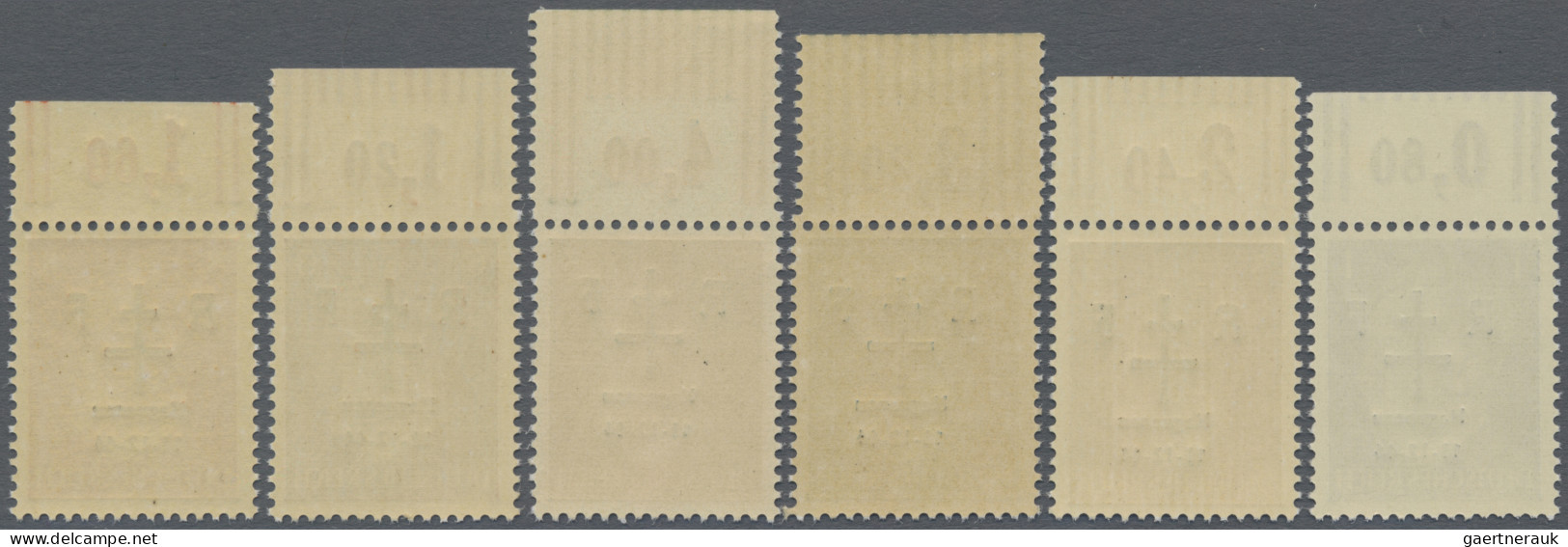 France - Locals: HAGENAU: 1944, "R F / Haguenau / 11-12-44", Overprints On 1pfg. - Other & Unclassified