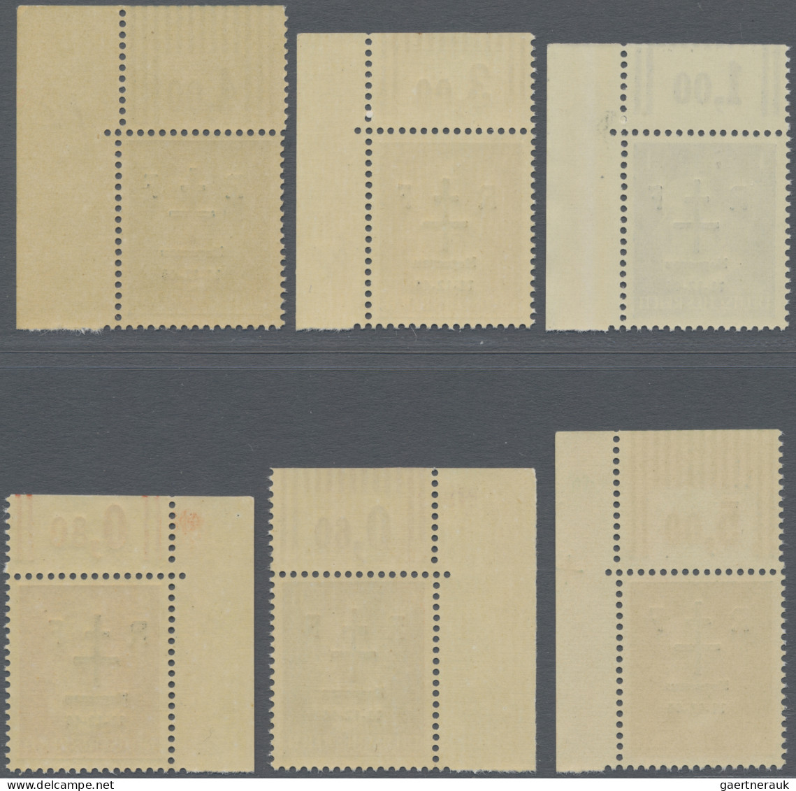 France - Locals: HAGENAU: 1944, "R F / Haguenau / 11-12-44", Overprints On 1pfg. - Otros & Sin Clasificación