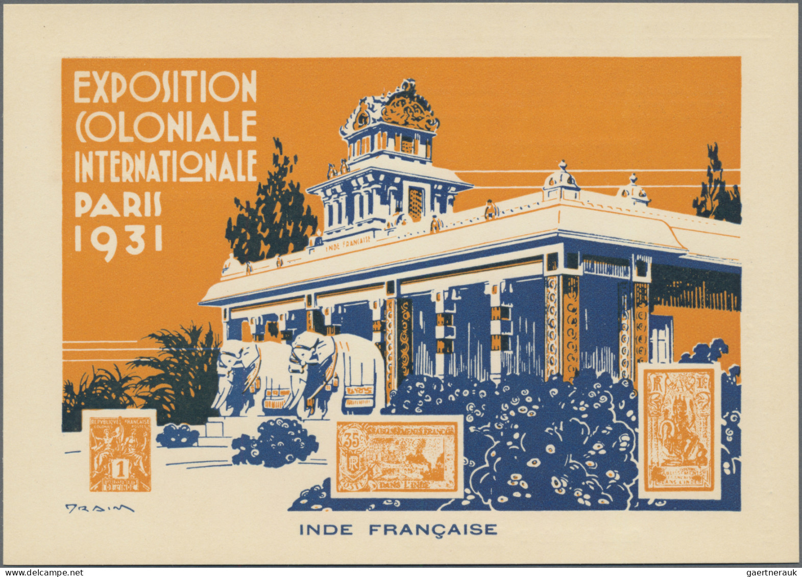 France - Postal stationery: 1931, 15c. Semeuse, printed-to-order stationery card