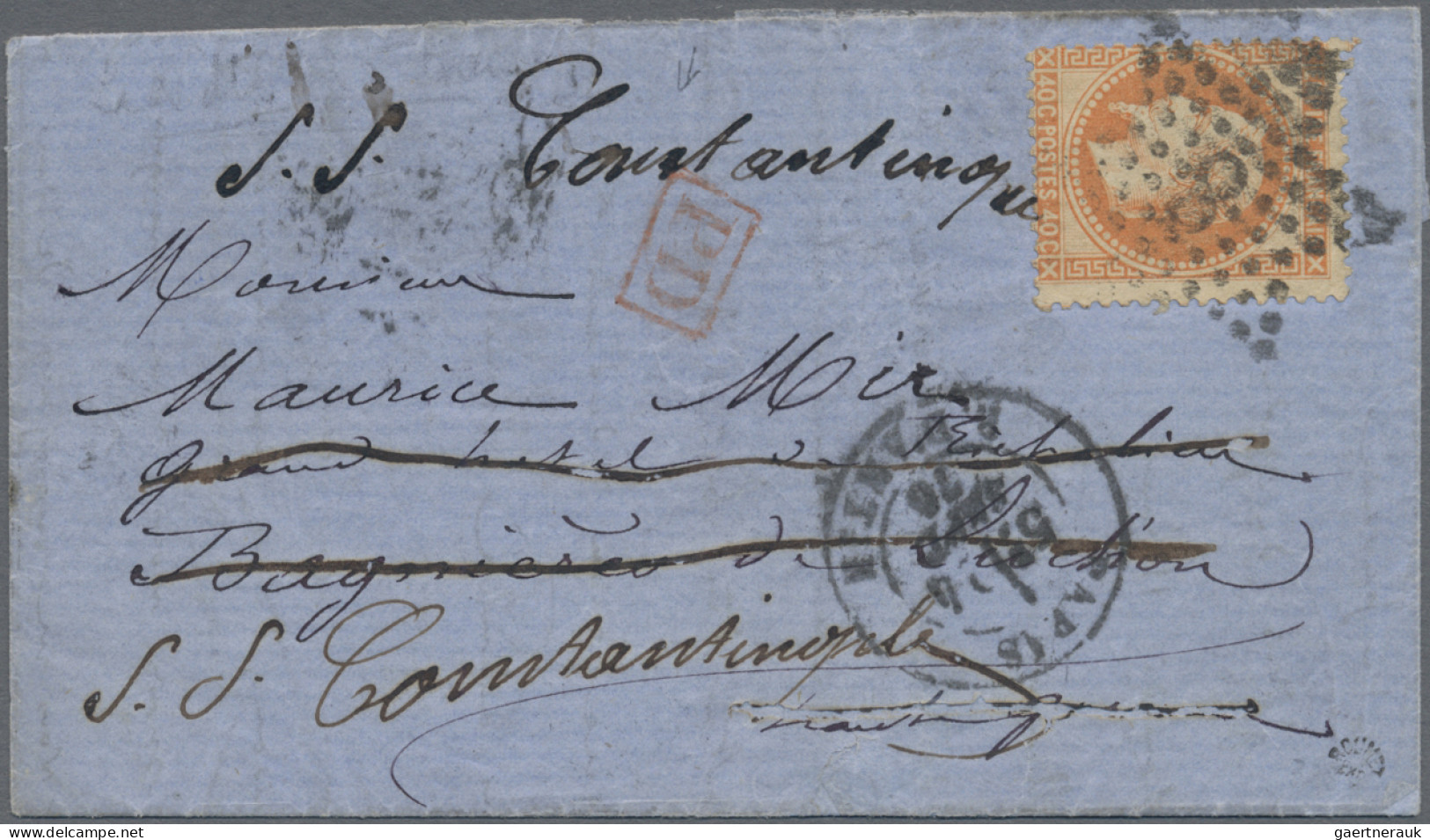 France - Ballon Monté: 1870 Ballon Monté "La Ville De Florence": Small Folded Le - 1960-.... Covers & Documents