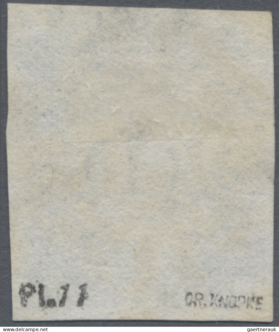 Great Britain: 1840/41 1d. Black Lettered B-G From Plate 11, Used With The So-ca - Gebraucht