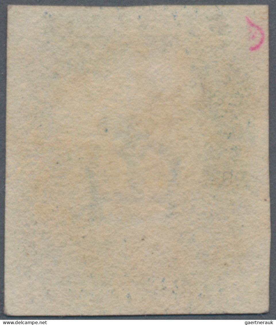 Great Britain: 1840, 2 D Deep Blue, Letered BF, Platte 2, Canncellef By Neat Bla - Gebruikt