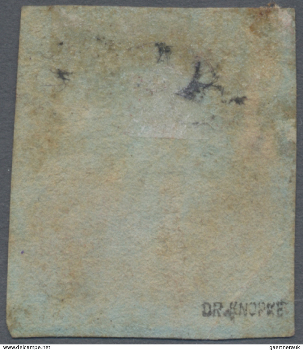 Great Britain: 1841, 1d. Red, Lettered "B-G", Touched To Full Margins, Corner Cr - Used Stamps
