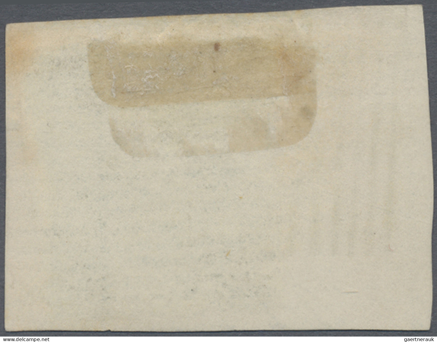 Great Britain: 1841, 1d. Red, Lettered "L-G", Cut Into At Two Sides, Used On Pie - Non Classés