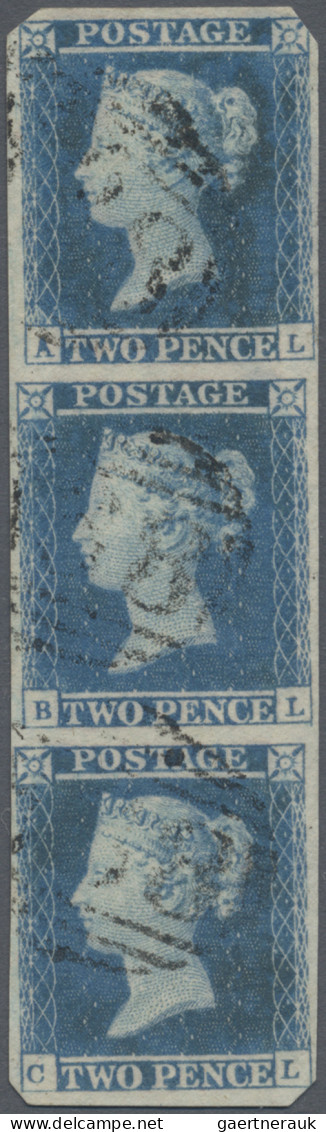 Great Britain: 1841, 2d. Violet-blue On Thick Lavender-tinted Paper, Plate 4, Le - Used Stamps