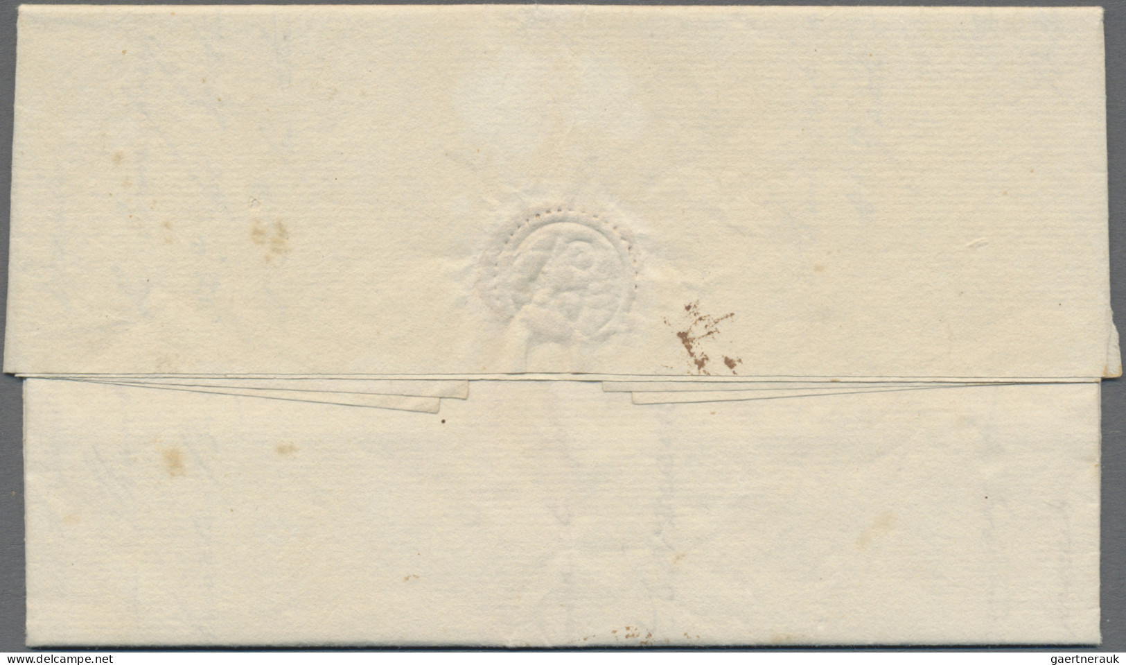 Ionian Islands -  Pre Adhesives  / Stampless Covers: 1818 Double Circle Handstam - Ionian Islands