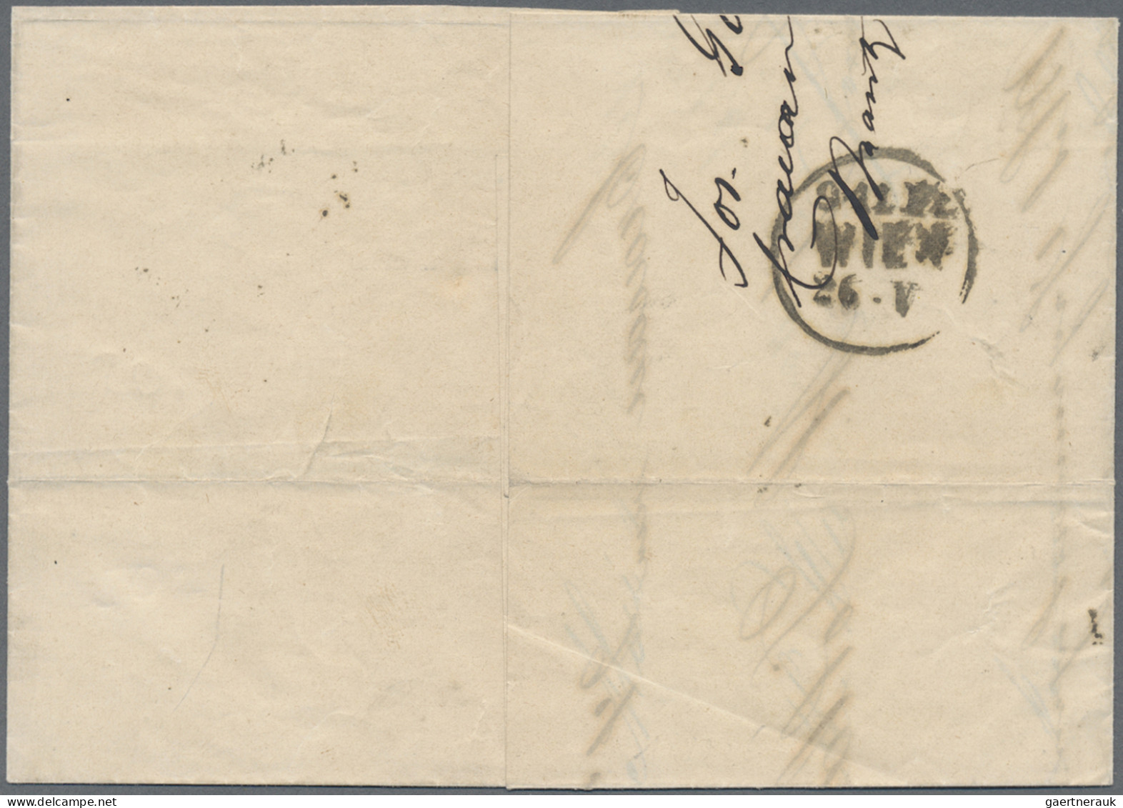 Österreich: 1858, 2 Kr Hellorange, Type II, Vollzähnige, Gut Zentrierte Marke Au - Briefe U. Dokumente