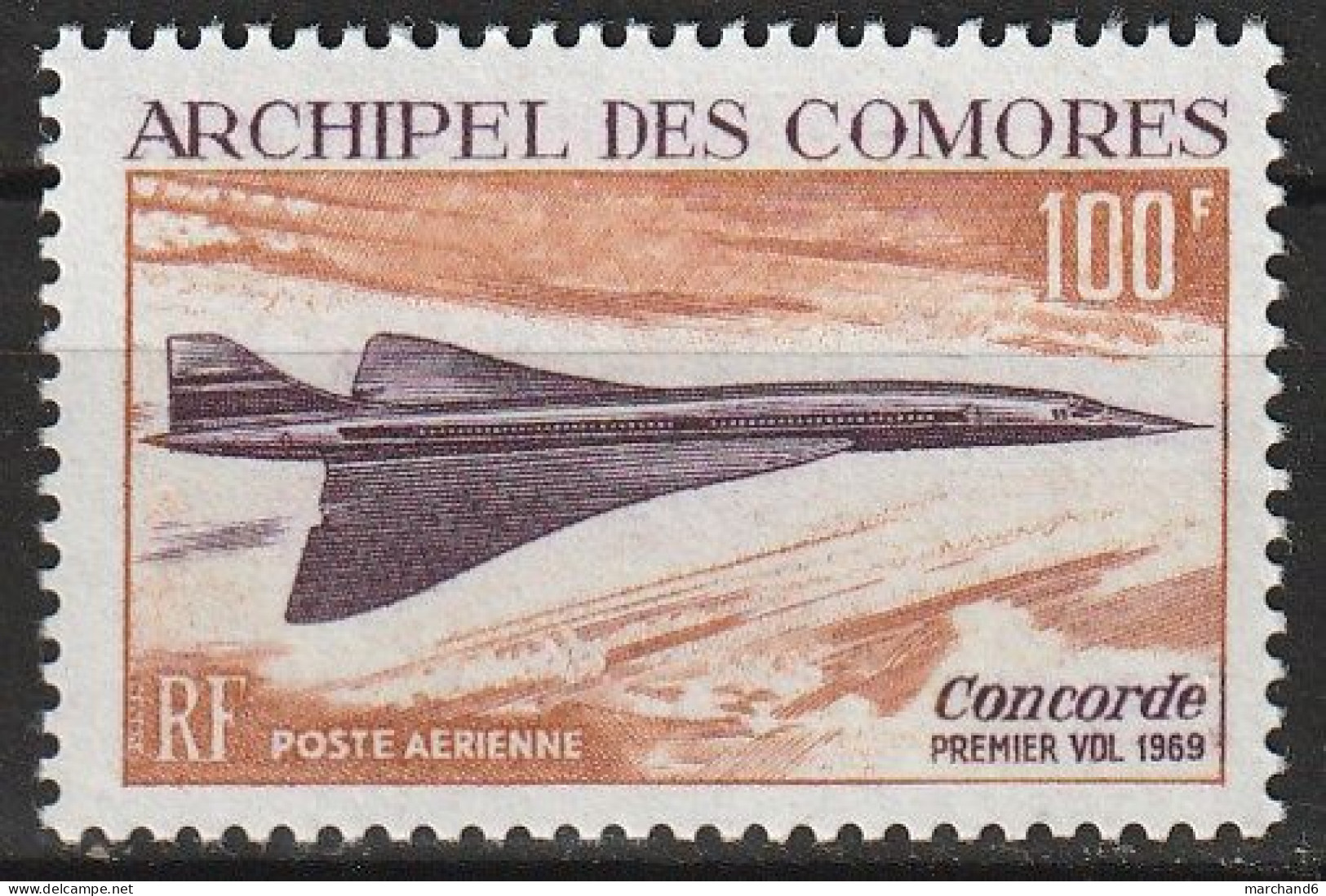 Comores Avion Supersonique Concorde Poste Aérienne N°29 **neuf - Airmail