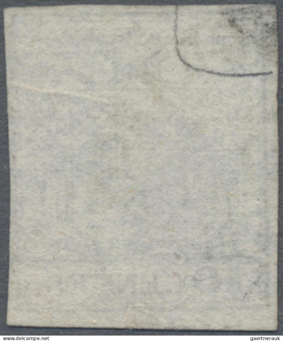 Österreich - Lombardei Und Venetien: 1850, 10 Cent. Silbergrau, Type Ia, Erstdru - Lombardy-Venetia