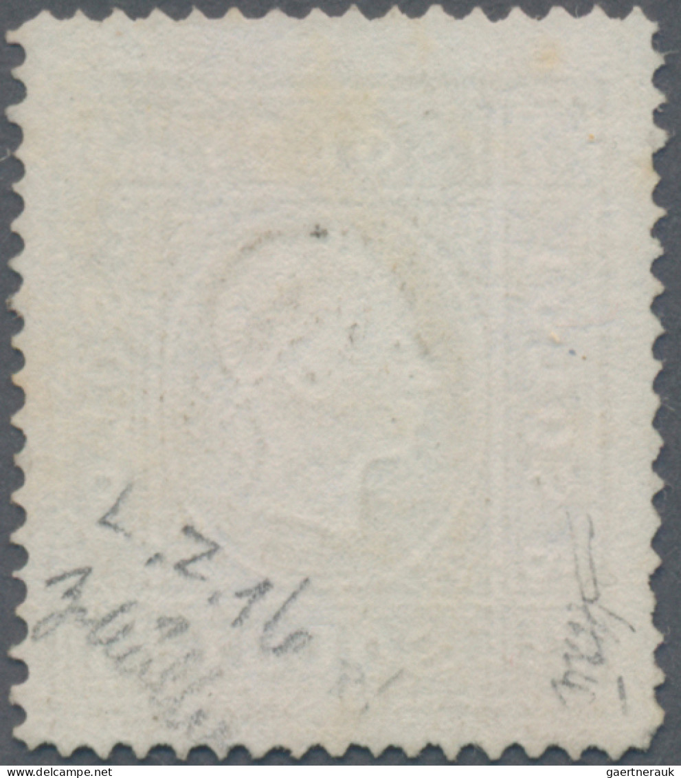 Österreich - Lombardei Und Venetien: 1858, 3 Soldi Schwarz, Type I, Linienzähnun - Lombardo-Vénétie