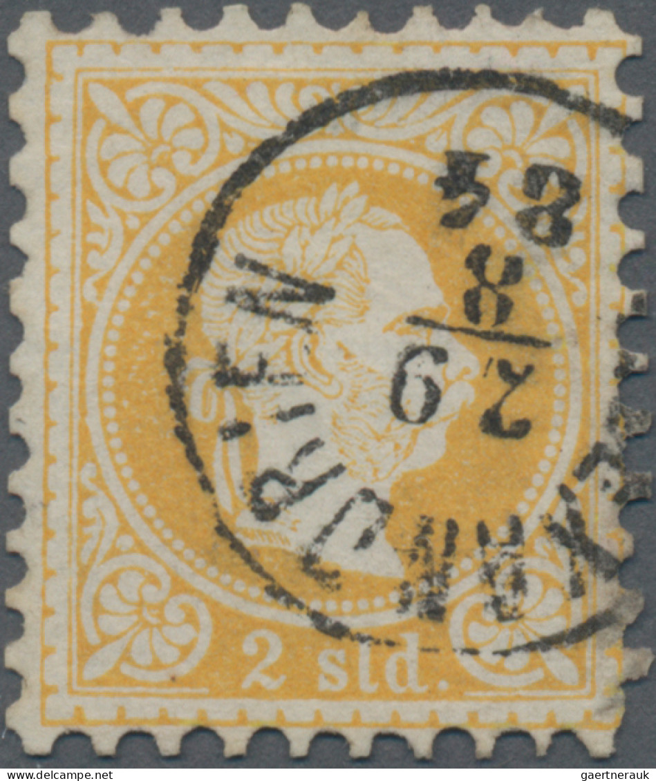 Österreichische Post In Der Levante: 1882, 2 So. Gelb, Gezähnt 9 1/2, Idealer K - Eastern Austria