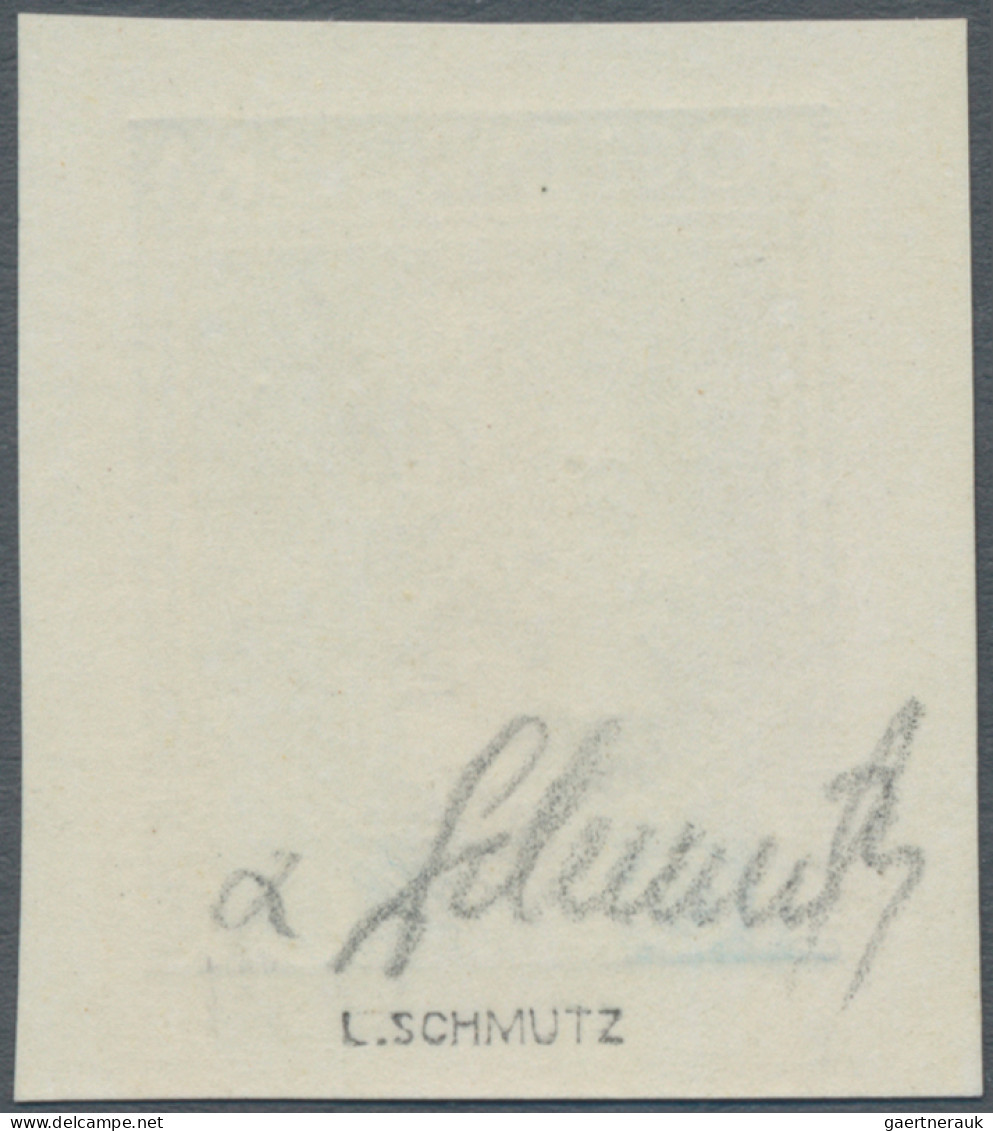 Poland: 1927, 40gr. Frederic Chopin, Imperforate Proof In Ultramarine On Gummed - Autres & Non Classés