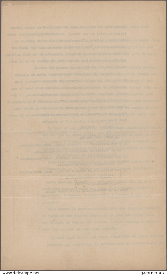 Russia - Civil War Wrangel Army: 1921, Copy Of Official Request Addressed To Rus - Autres & Non Classés