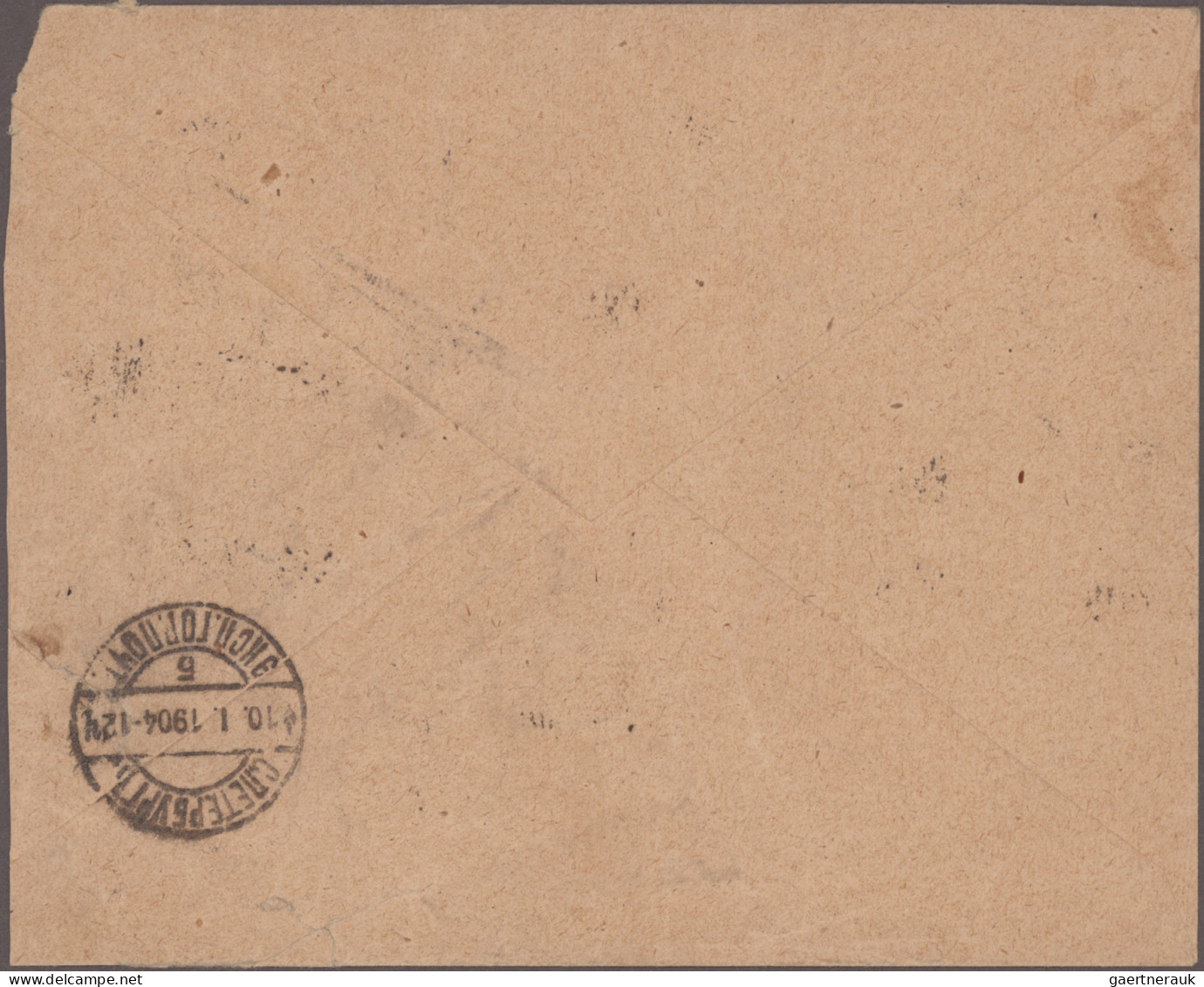 Russia - Ships Mail: 1904, 7 K Tied By Framed "From FINLAND" To Cover Addressed - Sonstige & Ohne Zuordnung