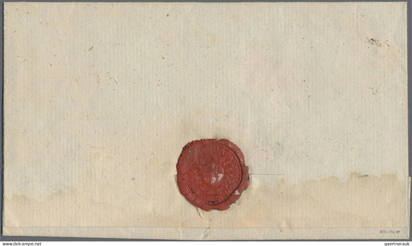 Serbia -  Pre Adhesives  / Stampless Covers: 1840, Sanitary Cordon (Quarantine S - ...-1845 Voorlopers