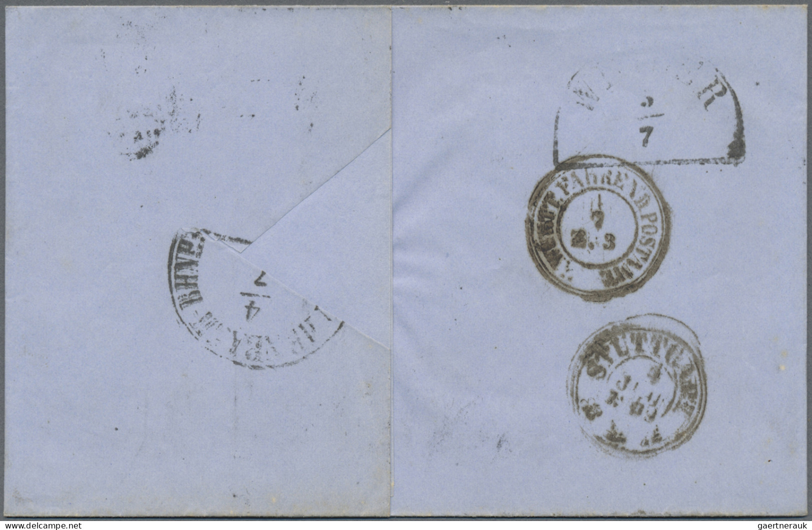 Baden - Marken Und Briefe: 1851, 9 Kr Schwarz/lilarosa, Farbfrisches Und -intens - Sonstige & Ohne Zuordnung