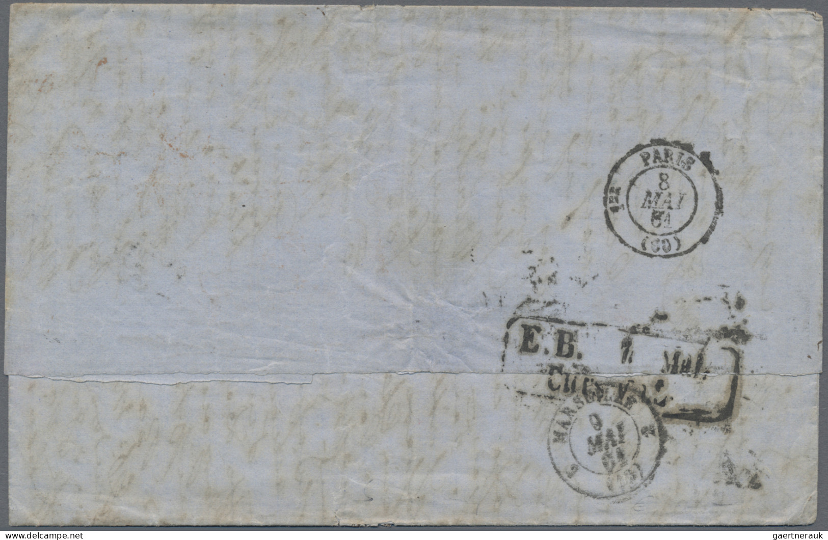 Baden - Marken Und Briefe: 1851, 9 Kr. Schwarz Auf Lilarosa, üblich Gerandet Als - Altri & Non Classificati