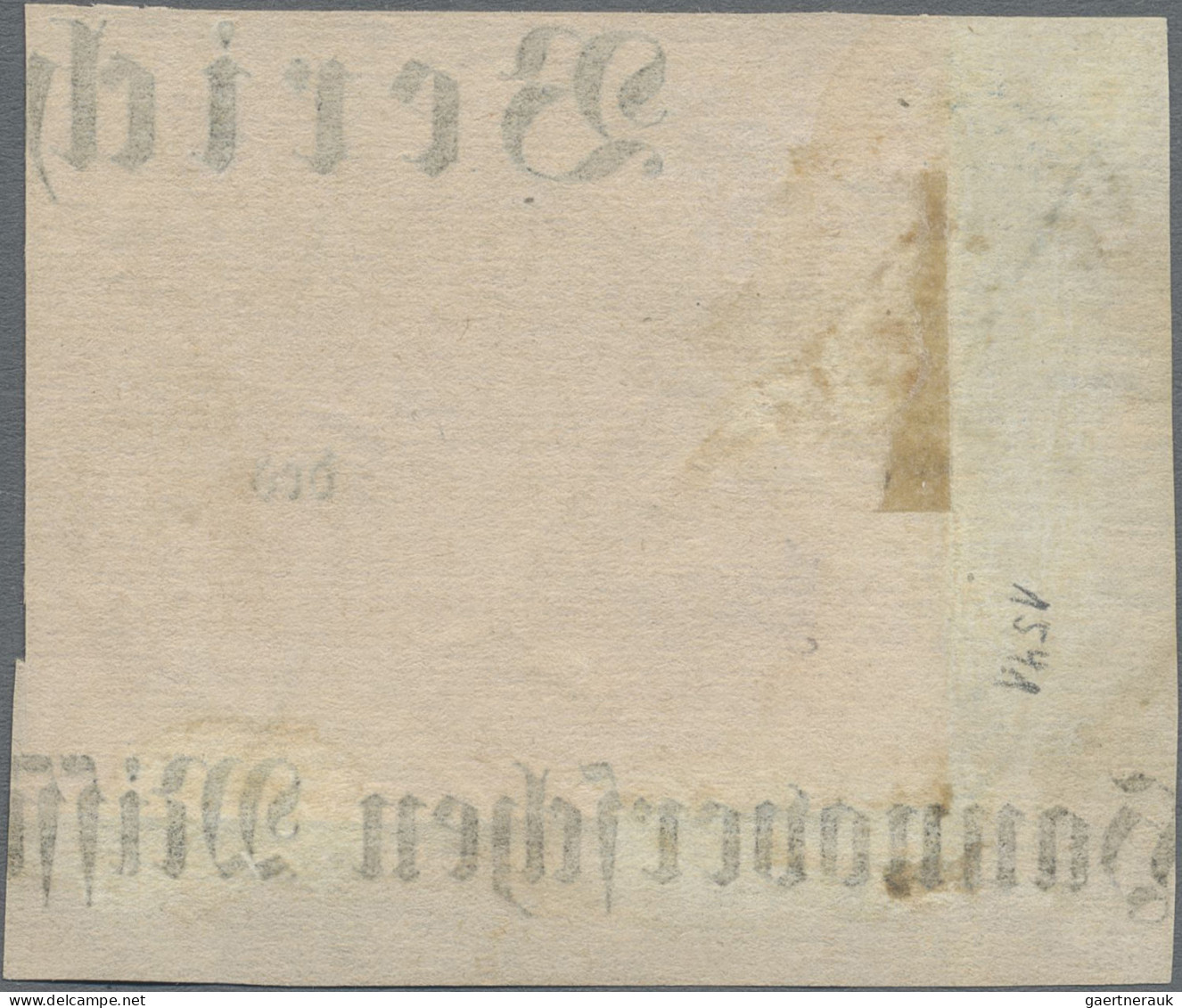 Hannover - Marken Und Briefe: 1856/57, 3 Pfg. /⅓ Sgr Grau Genetzt Im Farbfrische - Hannover