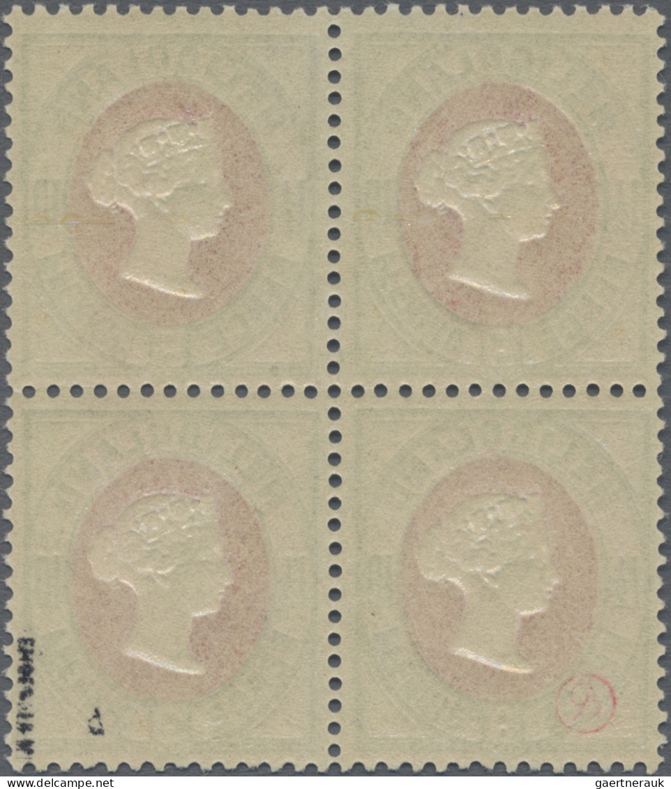Helgoland - Marken Und Briefe: 1889, 1½ P./10 Pfg. Hellgrün/hellrot Im Farbfrisc - Helgoland