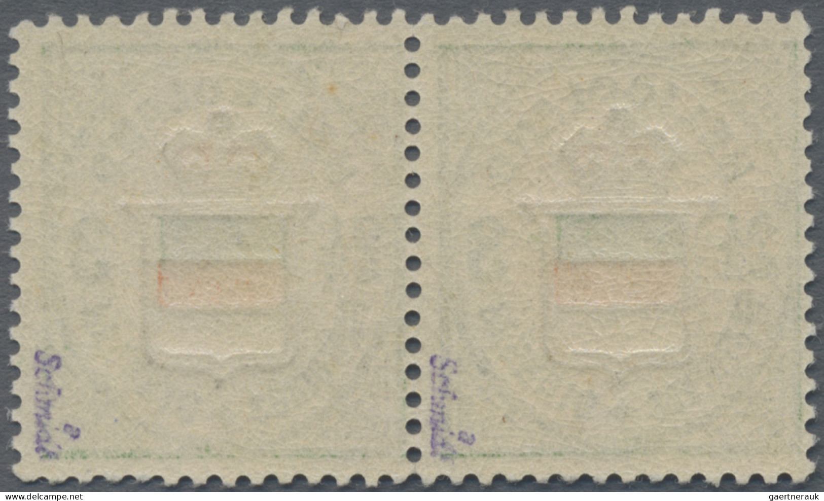 Helgoland - Marken Und Briefe: 1876, 2½ F/3 Pfg, Dunkelgrün/gelb/zinnoberrot, Er - Heligoland