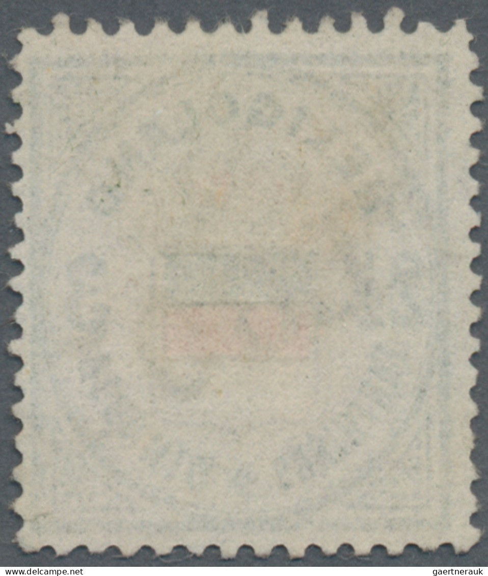Helgoland - Marken Und Briefe: 1876, 3 Pfg. Dunkelgrüngelb/zinnoberrot, Gut Gezä - Heligoland