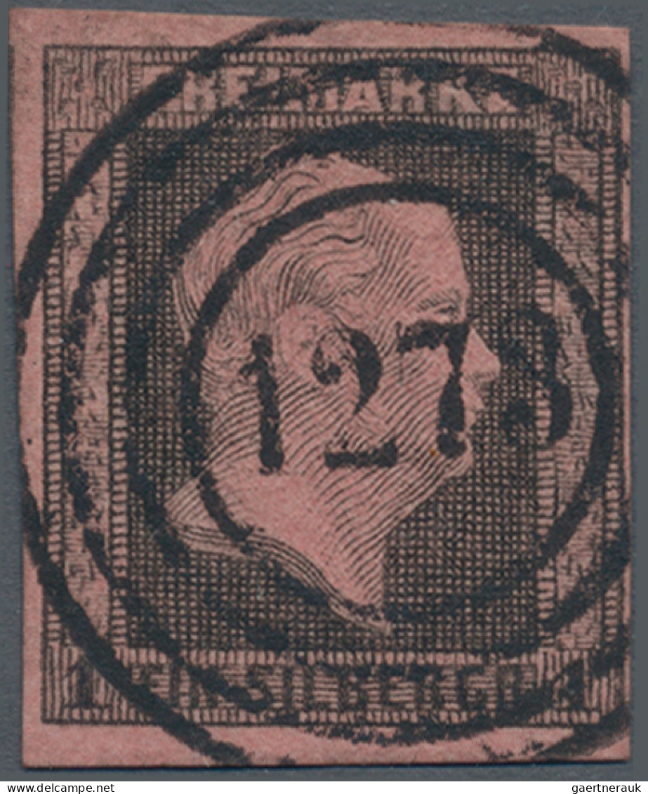 Preußen - Marken Und Briefe: 1850, 1 Sgr. Schwarz Auf Feuerrot, NS 1273, Kabinet - Autres & Non Classés