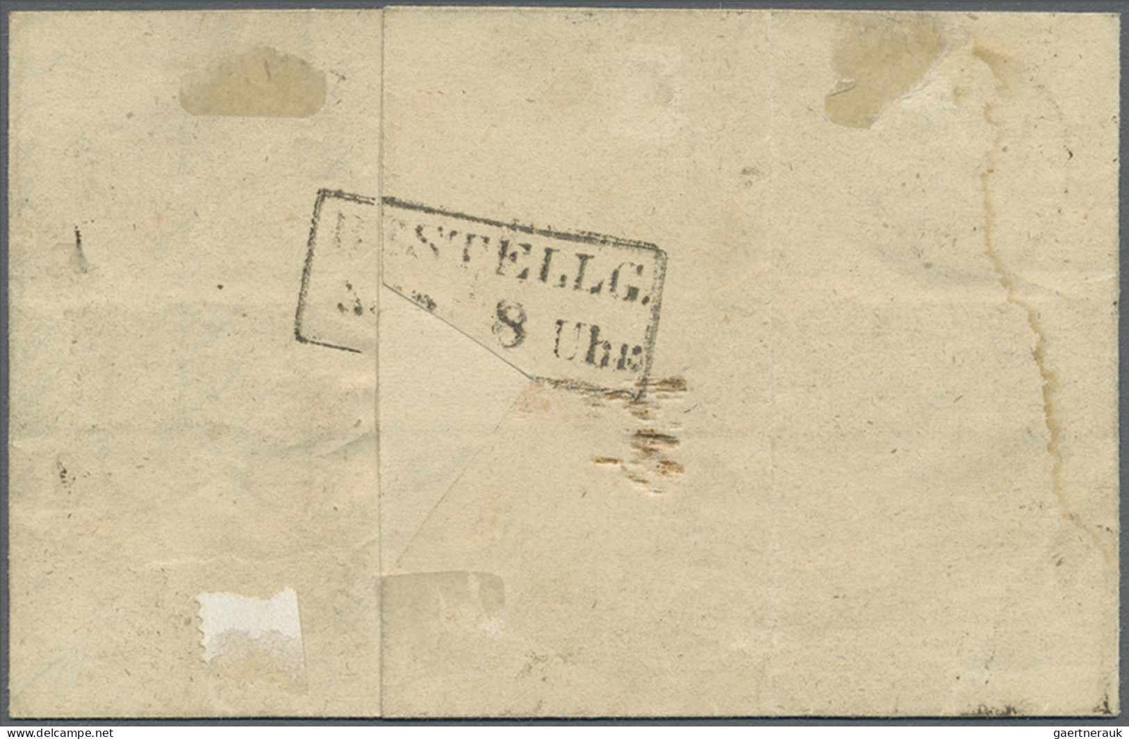 Sachsen - Marken Und Briefe: 1850, 3 Pfg. Lebhaftrot, Platte III, Position 8, Al - Saxe