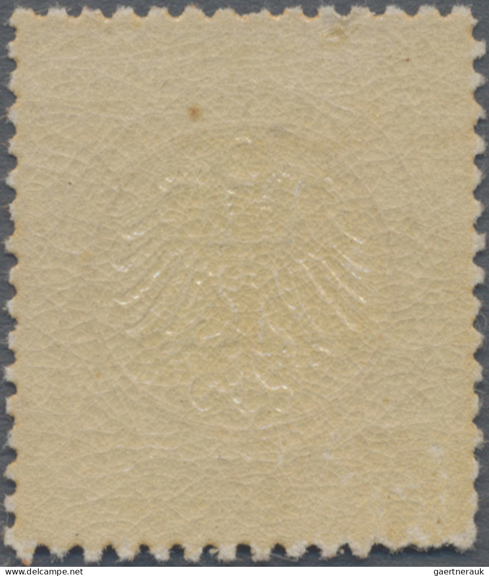 Deutsches Reich - Brustschild: 1872, Kleiner Schild 2 Kr Rötlichorange, POSTFRIS - Ongebruikt