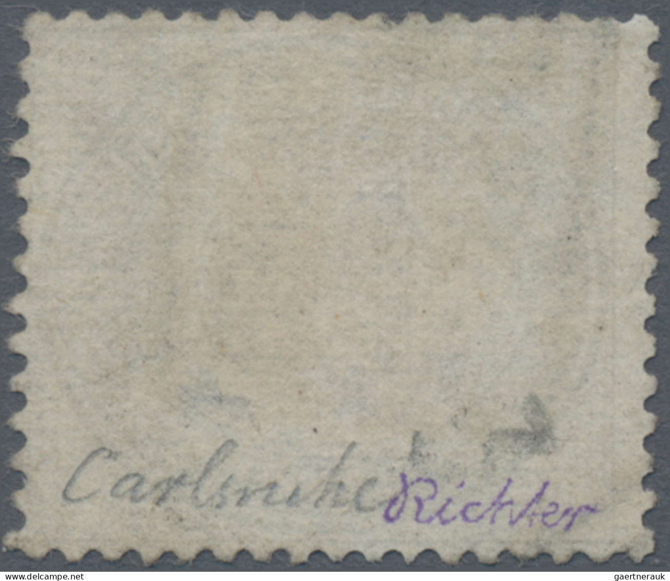 Deutsches Reich - Brustschild: 1872, 10 Gr. Innendienstmarke Hellgraubraun, Gebr - Used Stamps