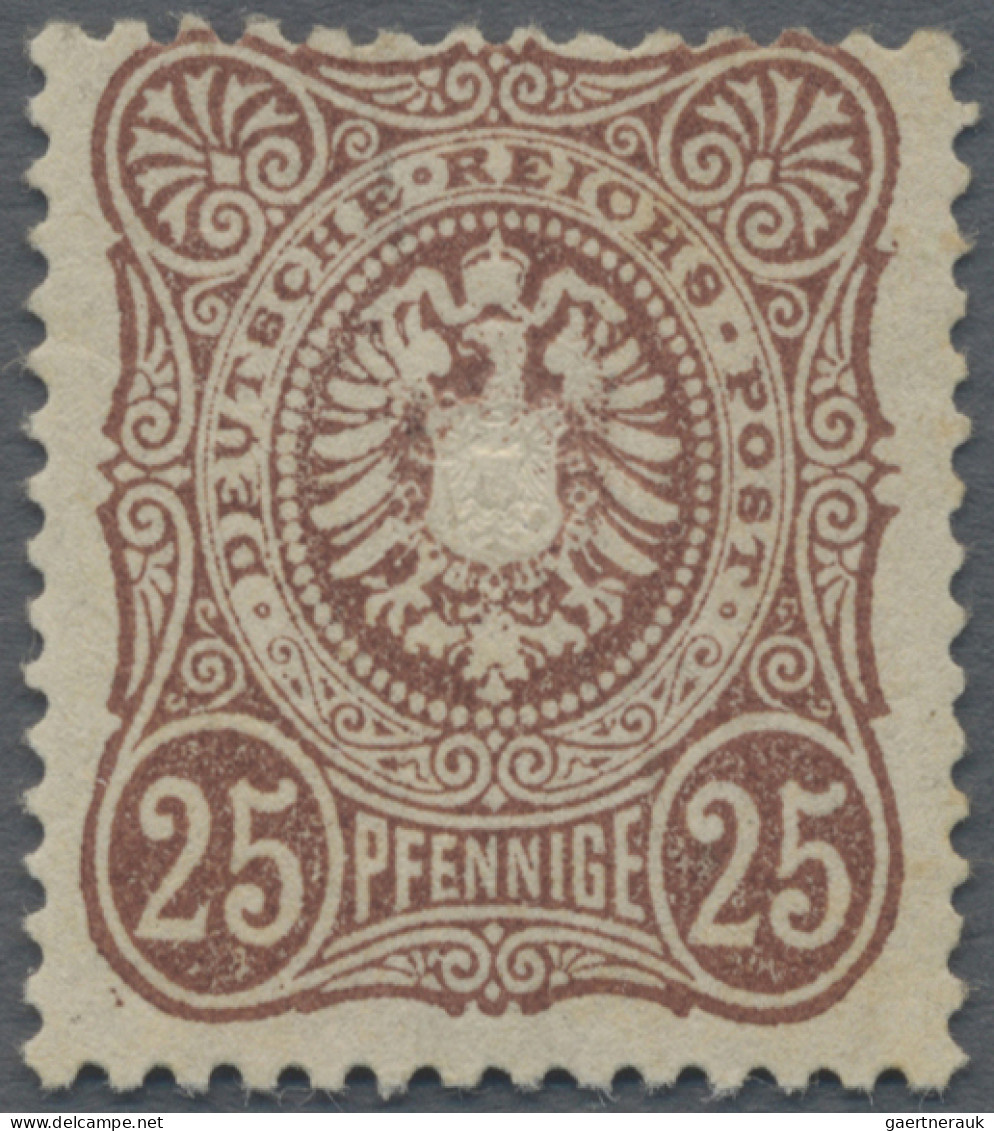 Deutsches Reich - Pfennige: 1875, 25 Pfge. Rötlichbraun, Befindet Sich In Ungebr - Ungebraucht