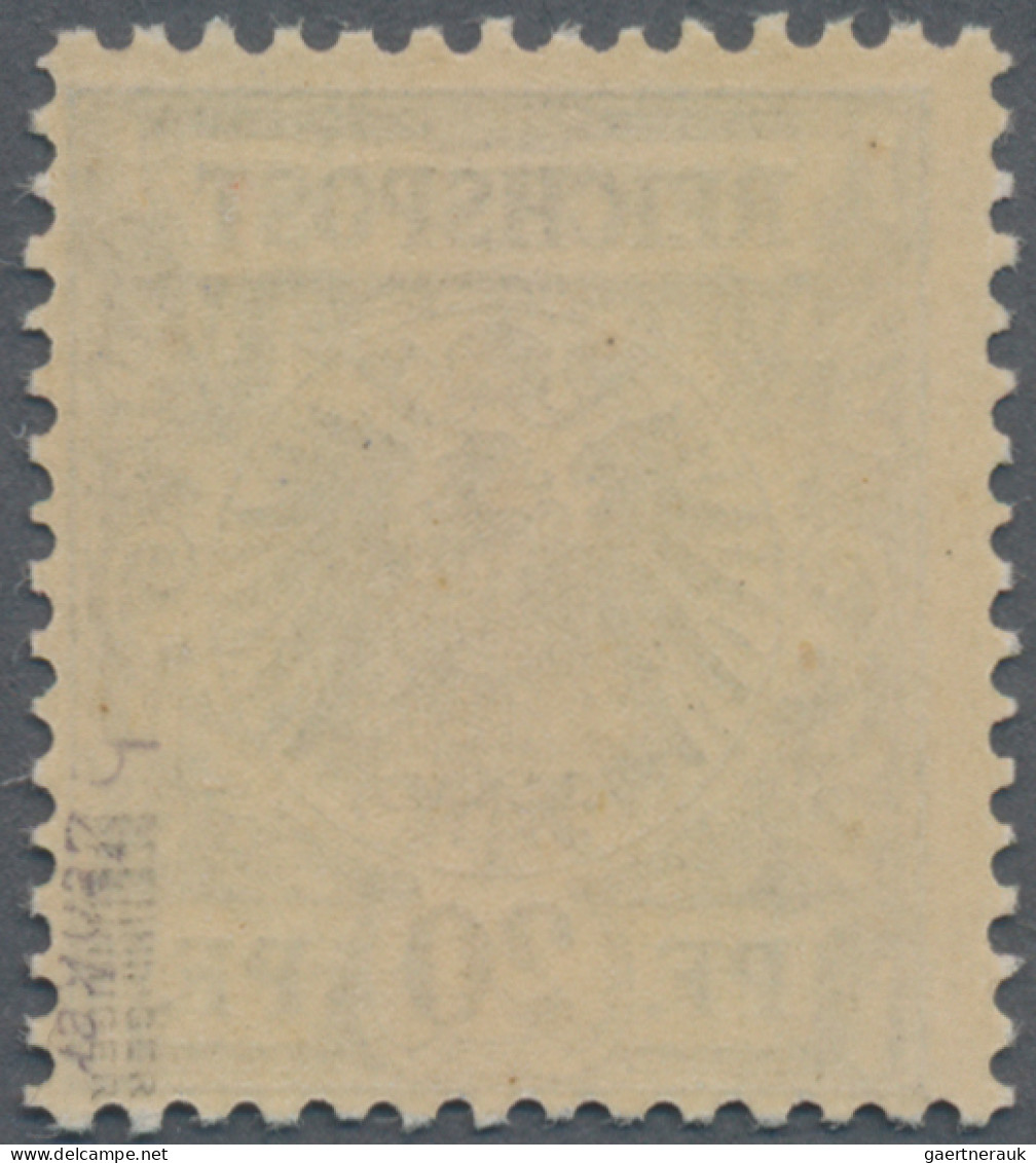 Deutsches Reich - Krone / Adler: 1891, 20 Pf Krone/Adler (mittel)blau, Farbfrisc - Unused Stamps