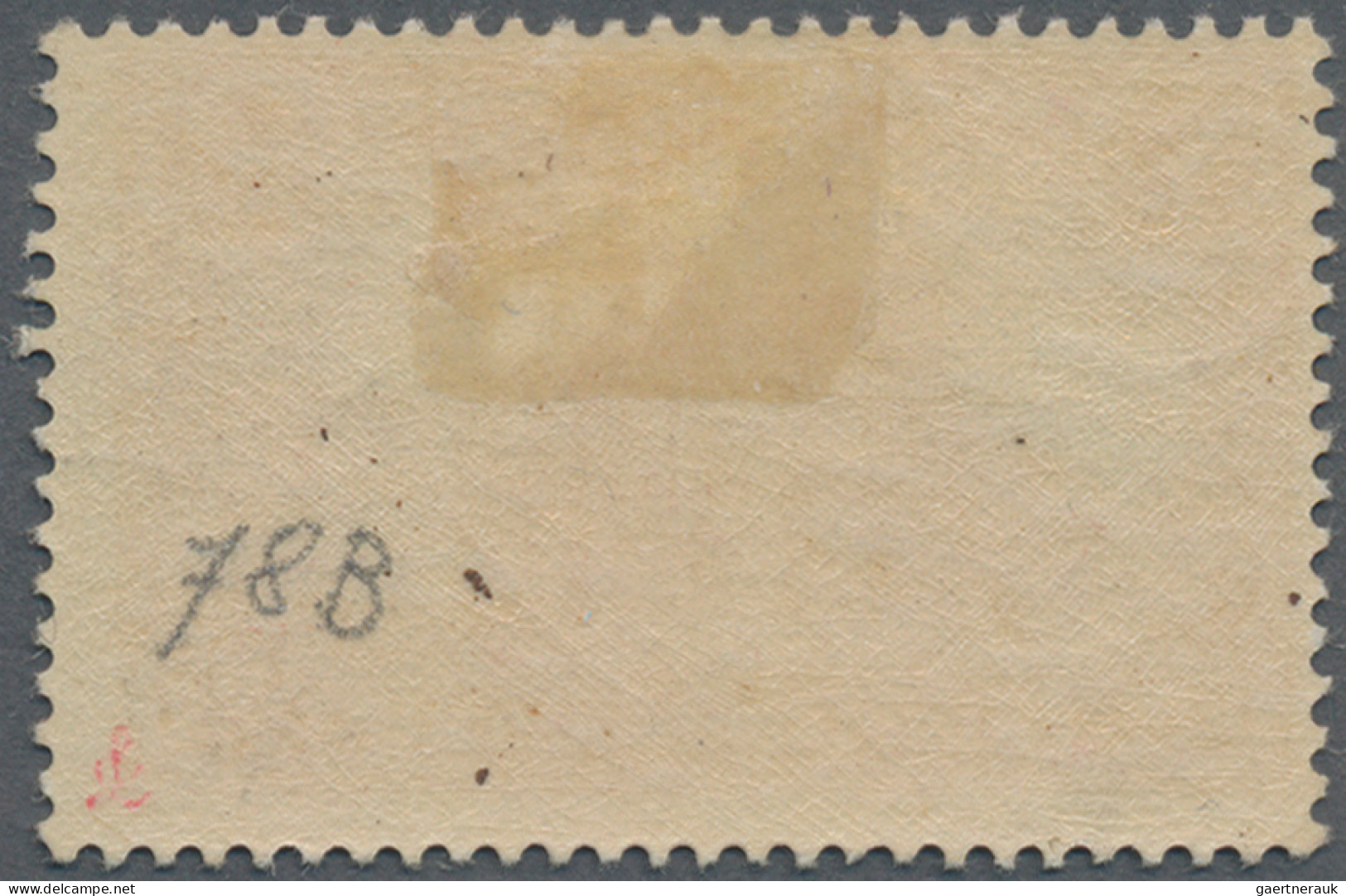 Deutsches Reich - Germania: 1902, Germania, 1 M. Karminrot, Gez. 25:16, Ungebrau - Unused Stamps