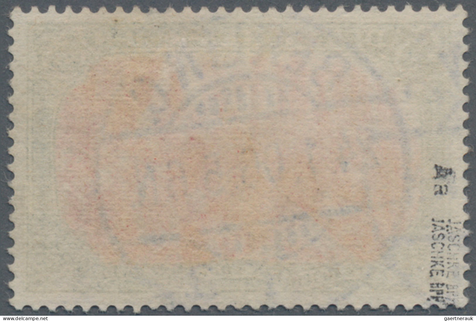 Deutsches Reich - Germania: 1902 5 M. Grünschwarz/dunkelkarmin (UV: Gelblichrot) - Used Stamps