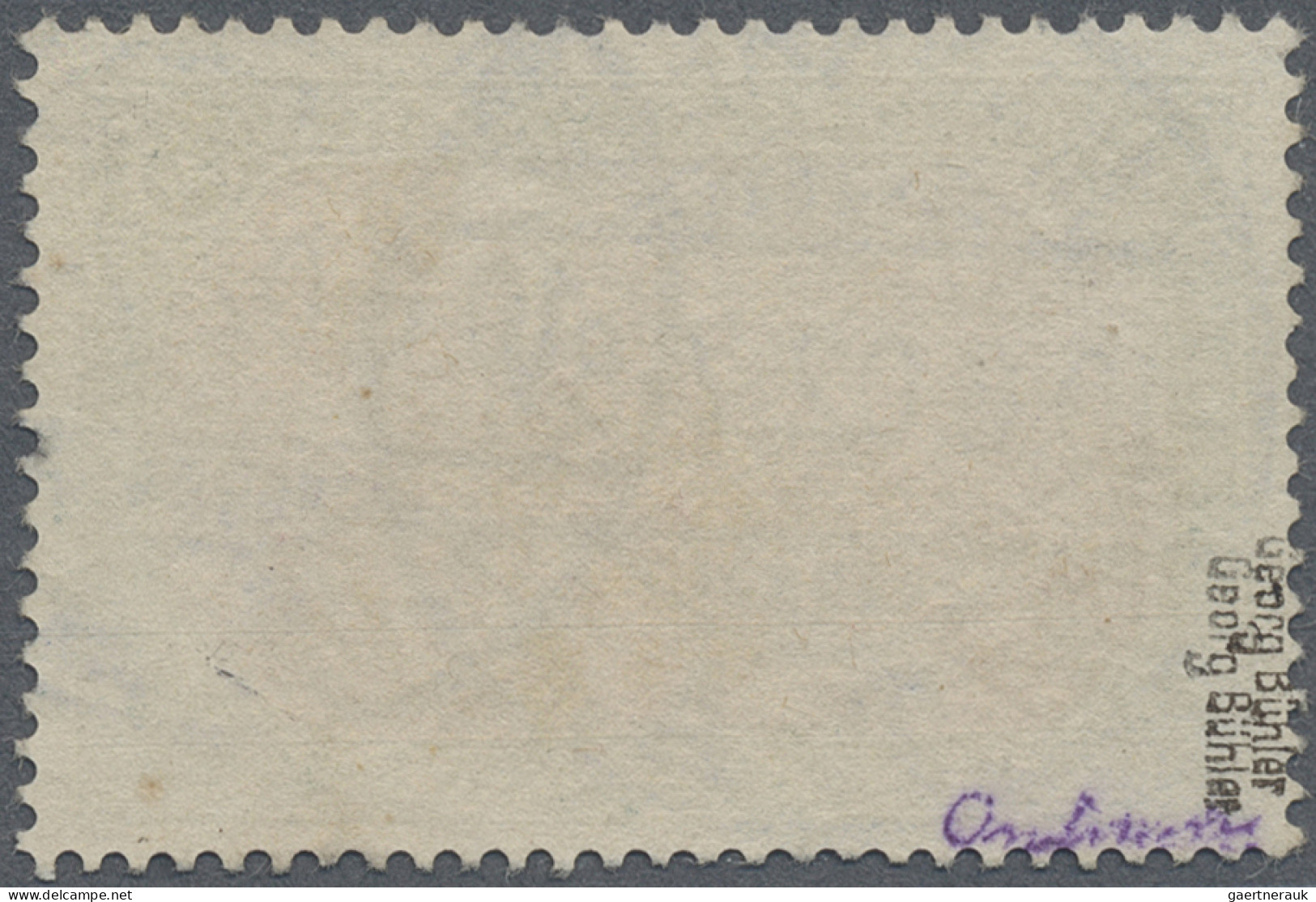 Deutsches Reich - Germania: 1902 5 RM Grünschwarz/dunkelkarmin In Der ZWISCHENTY - Used Stamps