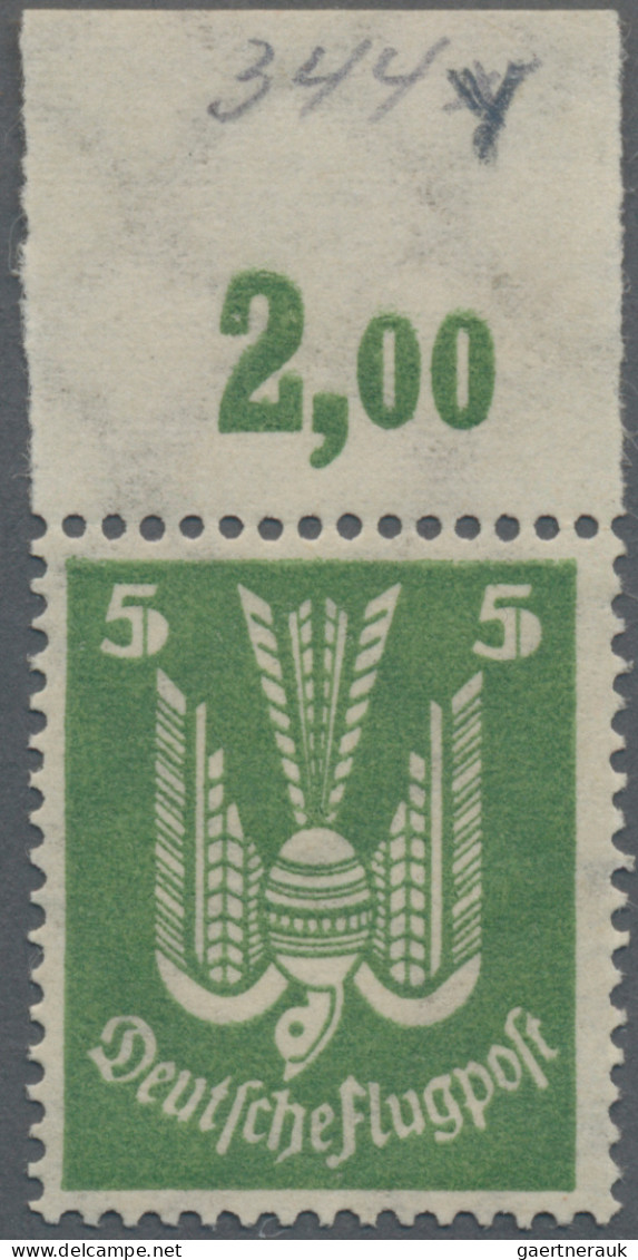 Deutsches Reich - Weimar: 1924 'Holztaube' 5 Pf Auf Papier Mit Liegendem Wz. 2, - Unused Stamps